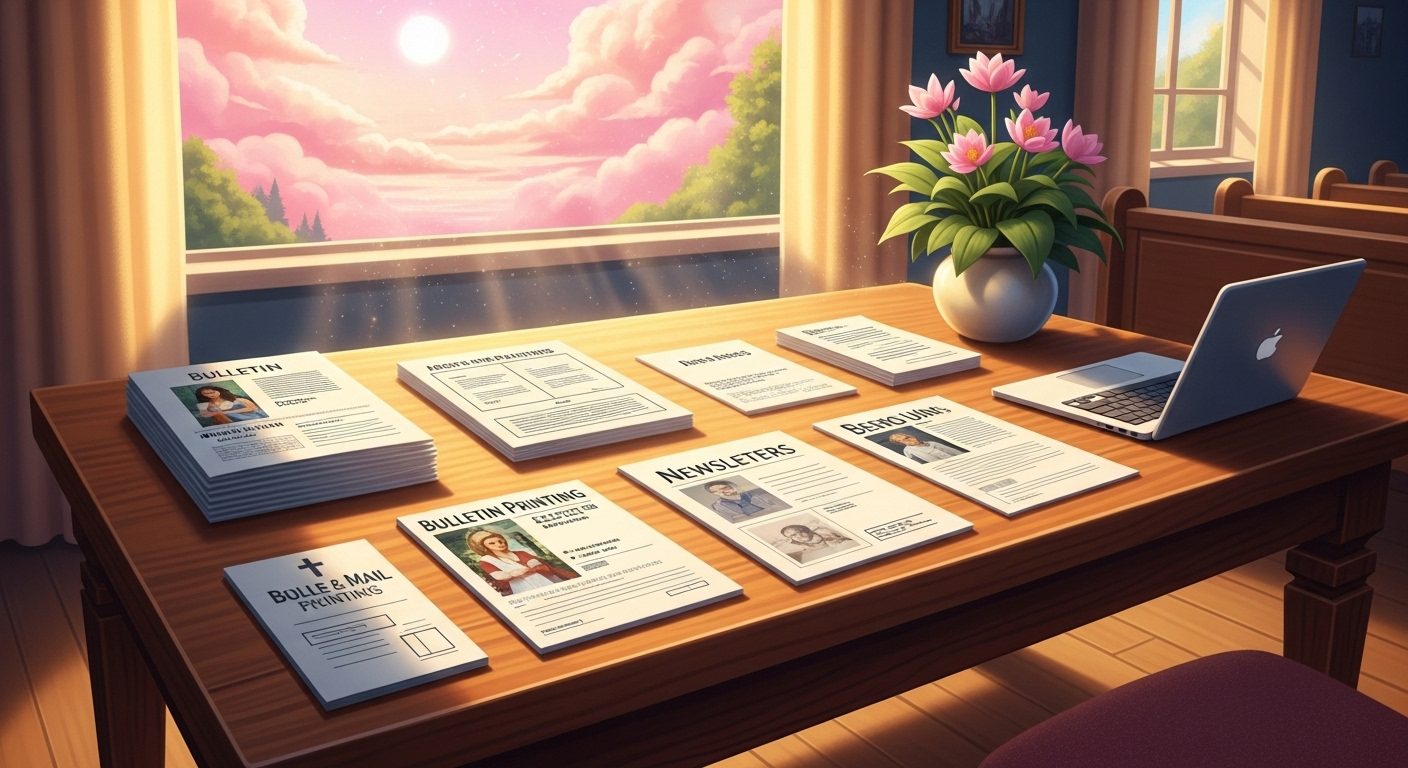 Church printing and mailing services